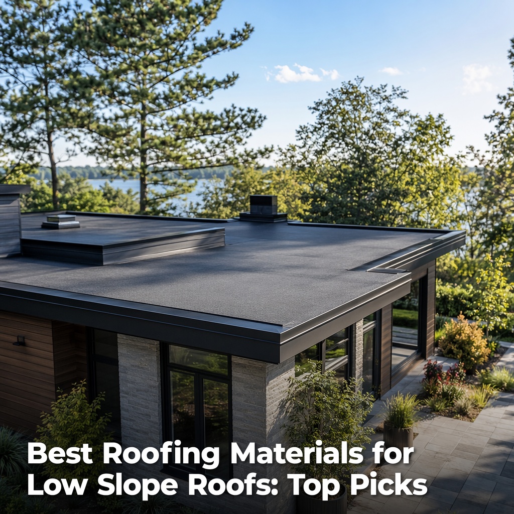 Best Roofing Materials for Low Slope Roofs: Top Picks