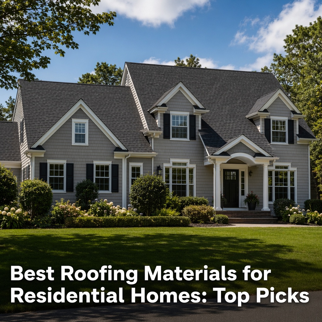 Best Roofing Materials for Residential Homes: Top Picks